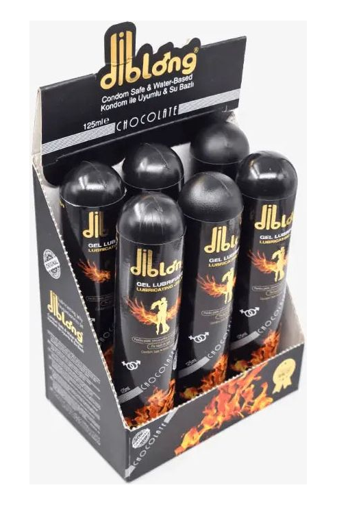 DIBLONG Lubrifiant, cu textura groasa, pe baza de apa si aroma de ciocolata, 125 ml - lub - 125